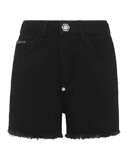 Shorts Jeans di Philipp Plein in Black