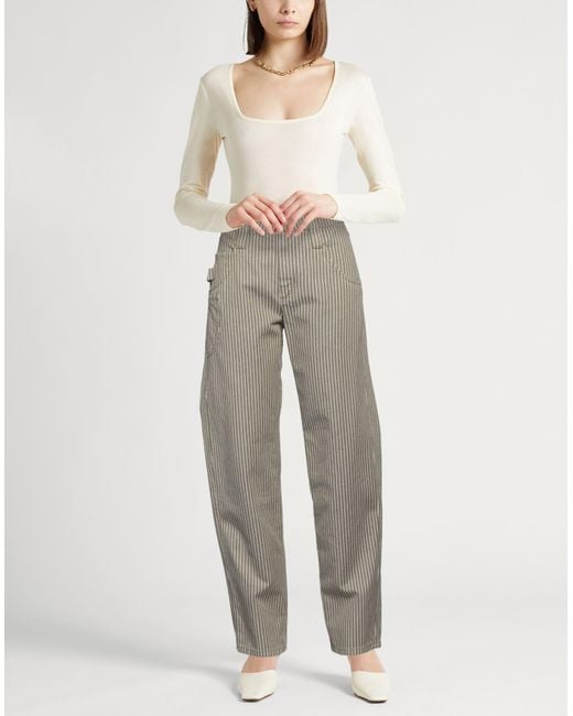 Brunello Cucinelli Gray Jeanshose
