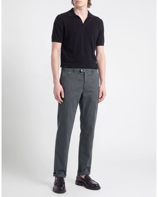 Tramarossa Gray Pants Cotton, Polyester, Elastane for men