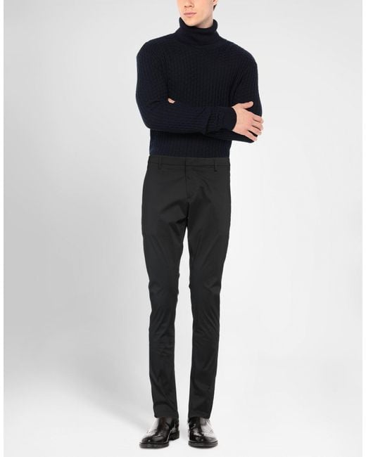 Dondup Black Pants for men