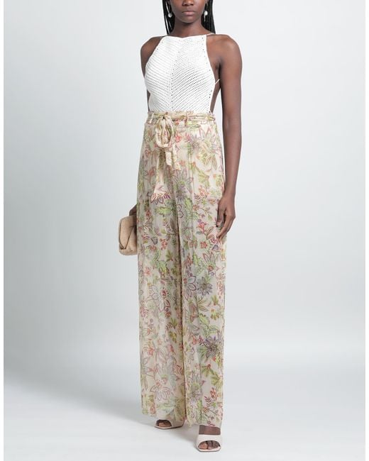 Blumarine Natural Pants
