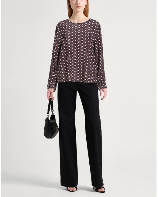 SEVENTY VENEZIA Black Sergio Tegon Top Viscose