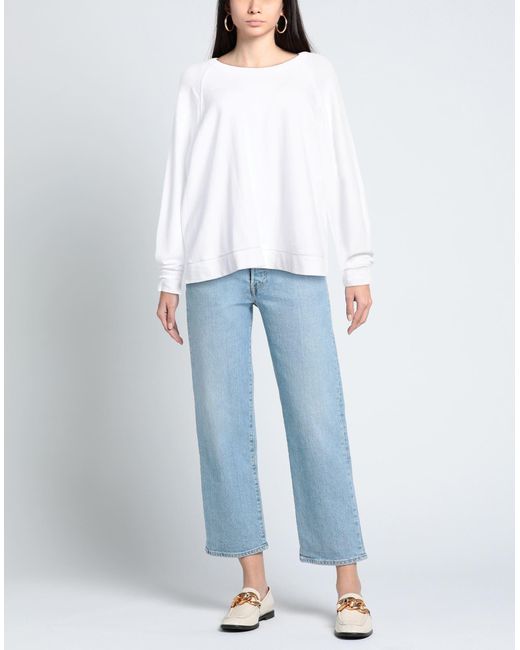 James Perse White Sweatshirt