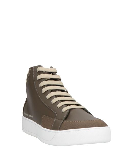 ARMANI EXCHANGE Brown Sneakers for men