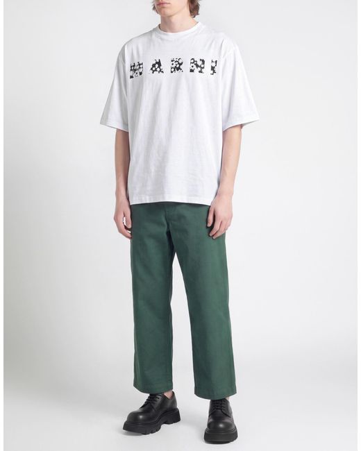 Marni White T-Shirt Cotton for men
