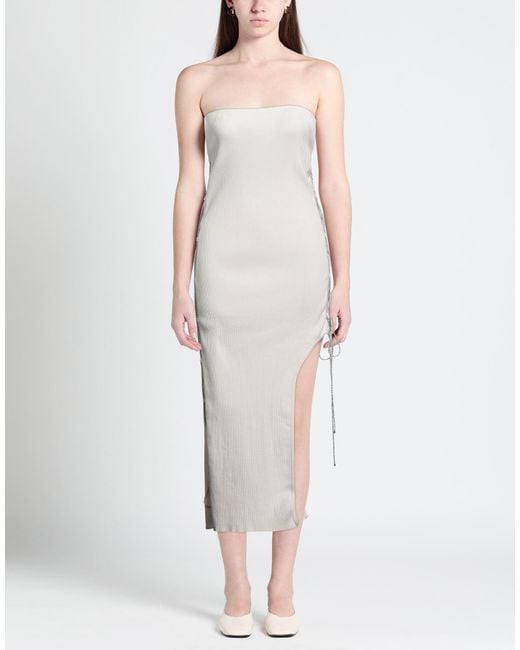 GIUSEPPE DI MORABITO White Midi Dress