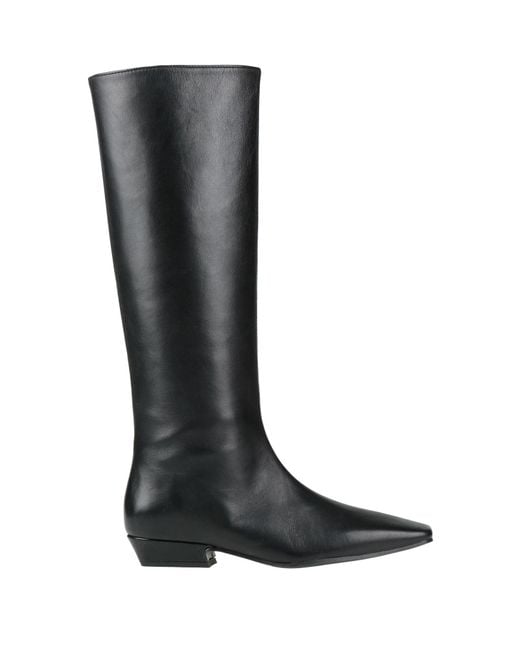 J.A.P. JOSE ANTONIO PEREIRA Black Boot Leather