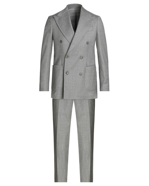 Mp Massimo Piombo Gray Suit for men