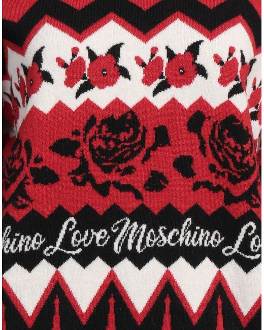 Love Moschino Red Turtleneck