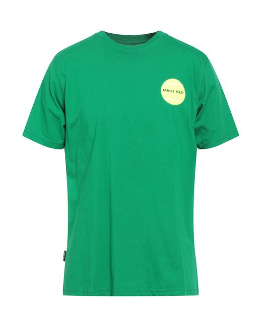 FAMILY FIRST Green T-shirt for men