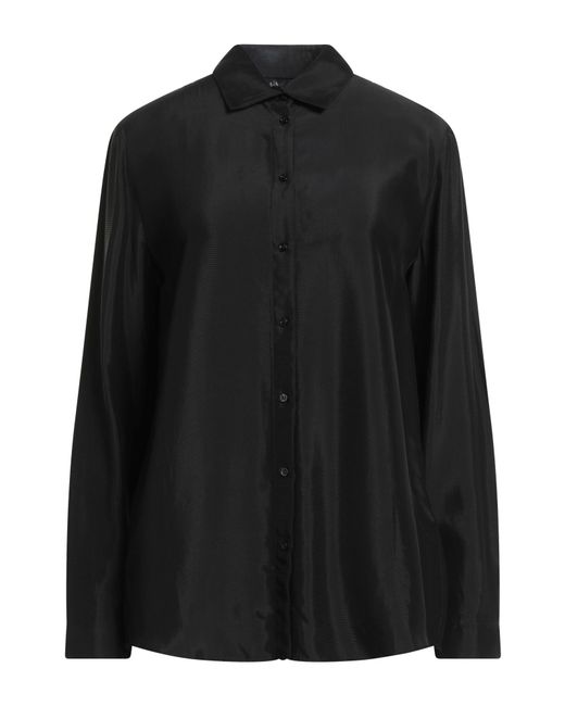 ARMANI EXCHANGE Black Shirt Viscose