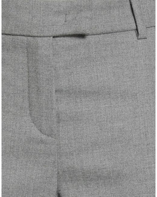 Seductive Gray Light Pants Wool, Polyester, Viscose, Elastane