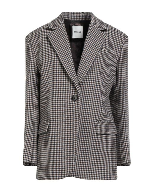 Sandro Gray Blazer