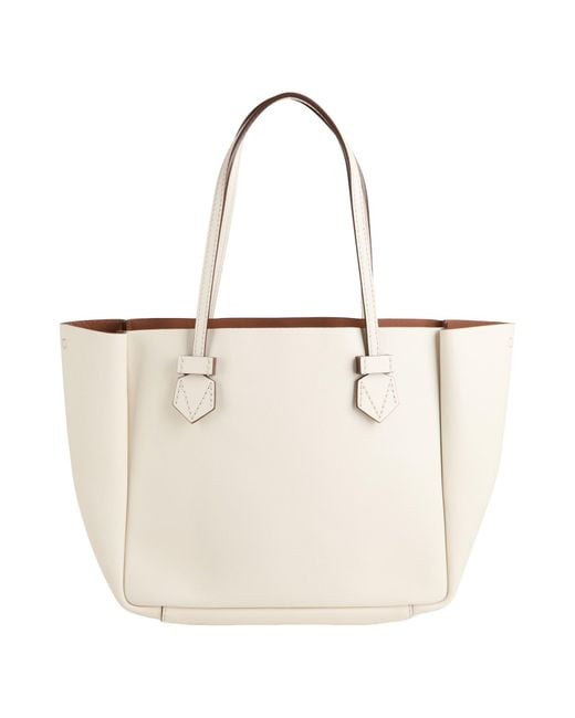 Moreau Paris White Ivory Handbag Leather