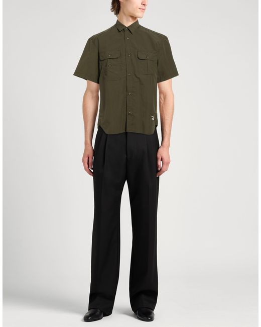 Comme des Garçons Green Homme Military Shirt Nylon for men