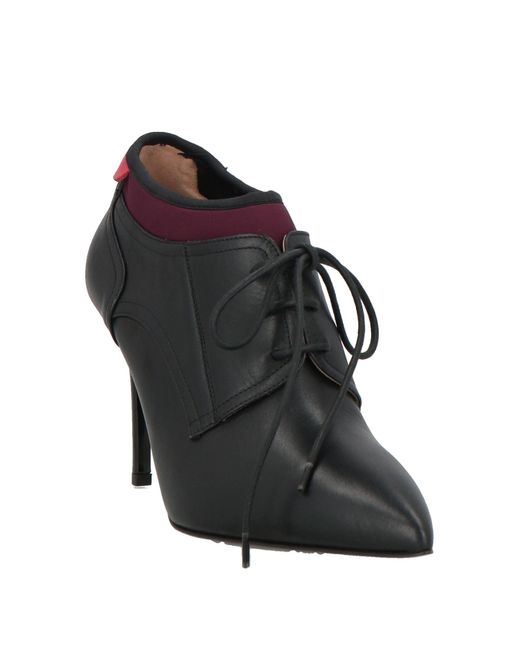 Pollini Black Lace-Up Shoes