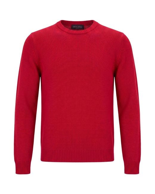 Pullover Roberto Collina pour homme en coloris Red
