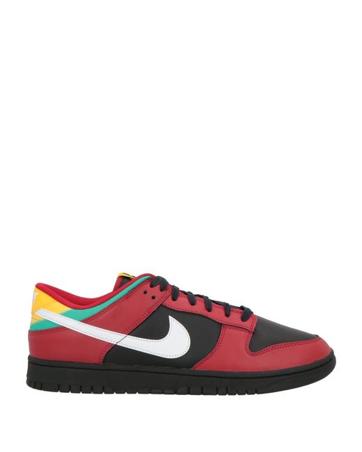Nike Red Sneakers Leather for men