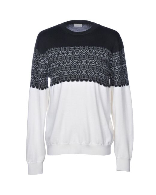 Dior Blue Sweater Virgin Wool for men