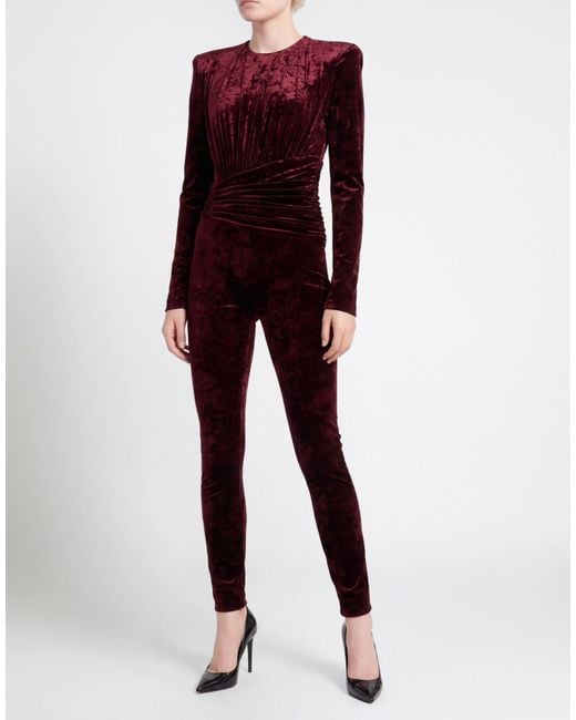 Alexandre Vauthier Multicolor Jumpsuit Polyester, Elastane