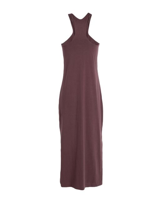 Brunello Cucinelli Purple Midi Dress