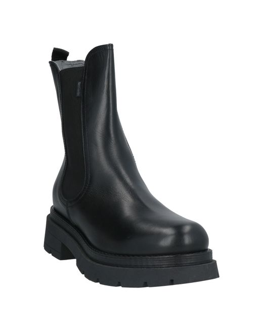 Nero Giardini Black Ankle Boots Leather