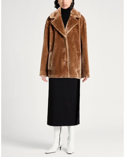 Shearling & Teddy di Stand Studio in Brown
