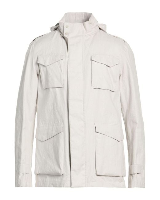 Herno White Light Jacket Linen for men
