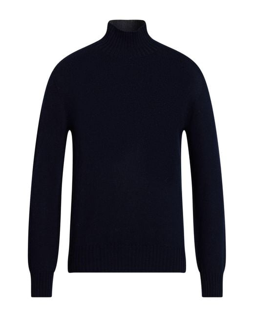 Aragona Blue Turtlenecks for men