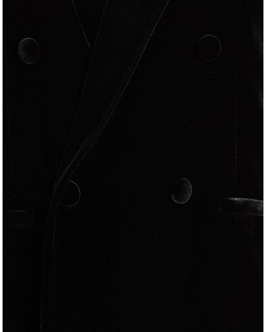 Lardini Black Blazer Polyester, Elastane for men