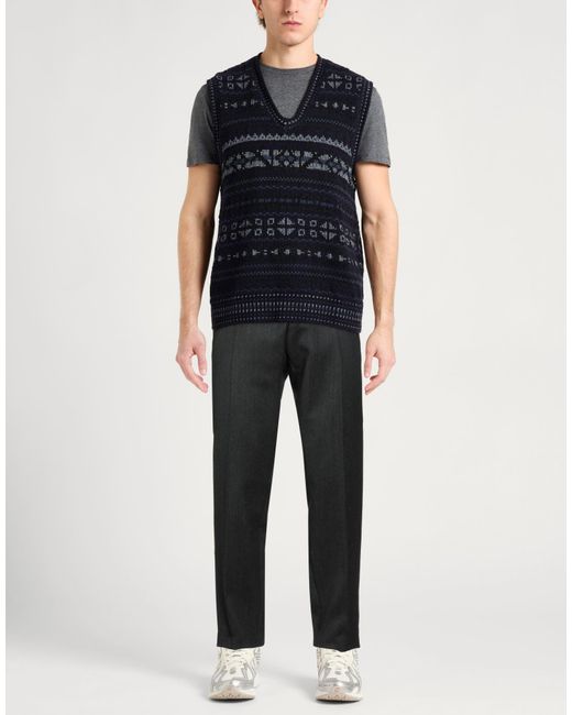 Tombolini Gray Pants Wool for men