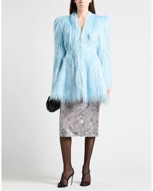 Philosophy Di Lorenzo Serafini Blue Shearling & Teddy