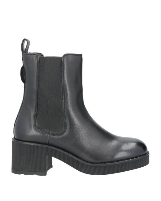 CafeNoir Black Ankle Boots
