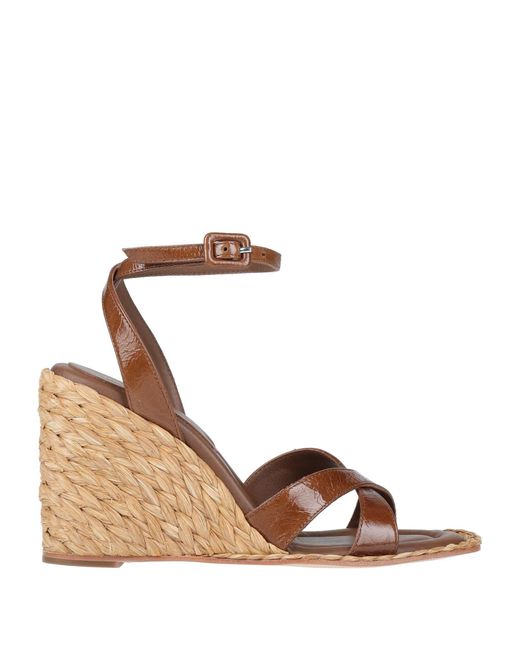 Paloma Barceló Brown Espadrilles