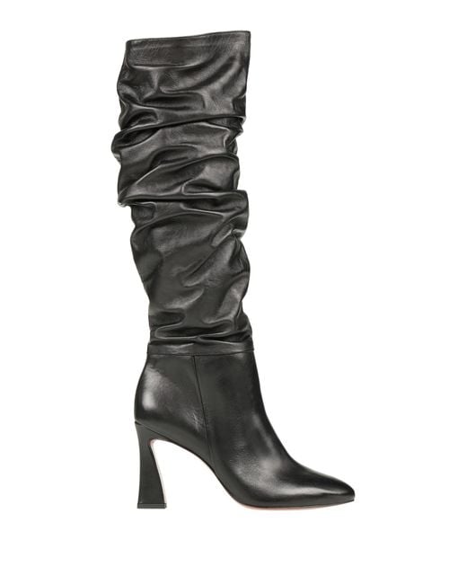 Vicenza Black Boot Leather