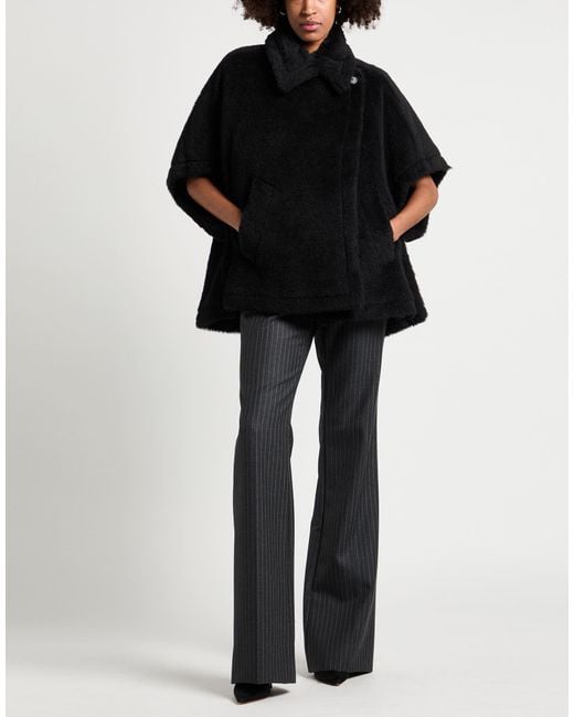 Max Mara Black Shearling & Teddy