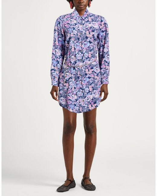 Guess Blue Mini Dress Viscose