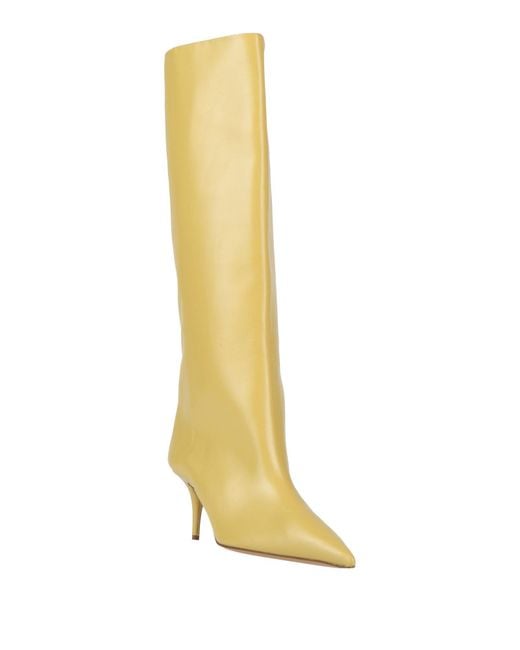 Fabiana Filippi Yellow Boot Leather