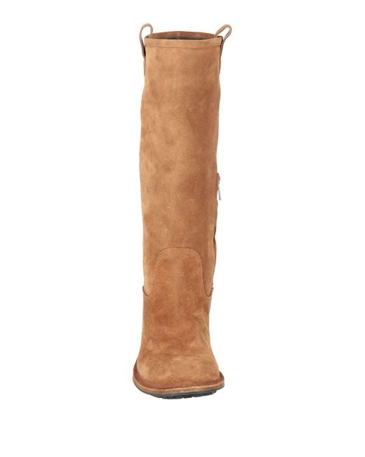 Officine Creative Brown Boot Leather