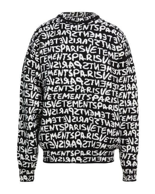 Pullover di Vetements in Black da Uomo