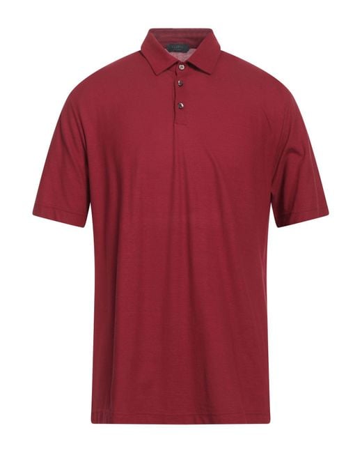 Zanone Red Polo Shirt for men