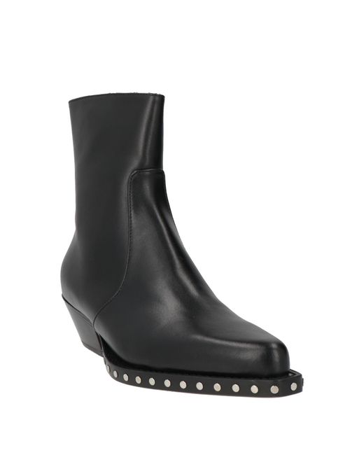 Anna F. Black Ankle Boots