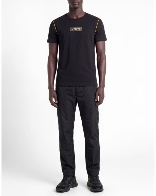 Iceberg Black T-Shirts for men