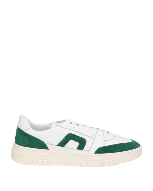 Officina 36 Green Sneakers Leather for men