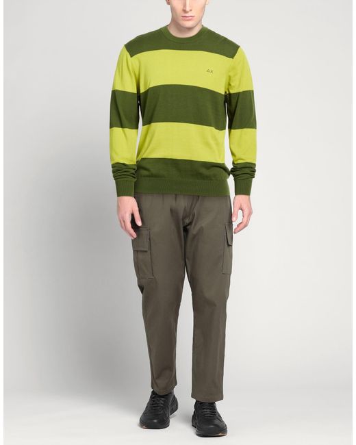 Sun 68 Green Sweaters for men