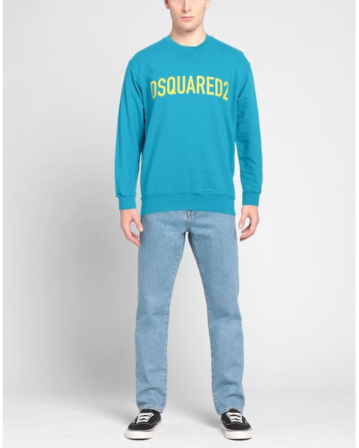 DSquared² Blue Sweatshirt for men