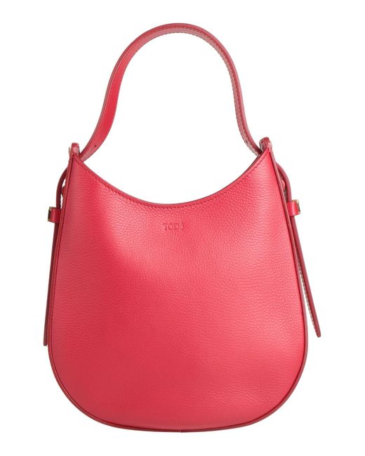 Tod's Pink Handbag Leather