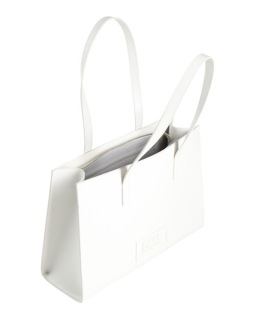 Karl Lagerfeld White Handbag