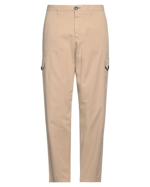 Paul Smith Natural Pants Cotton, Elastane for men
