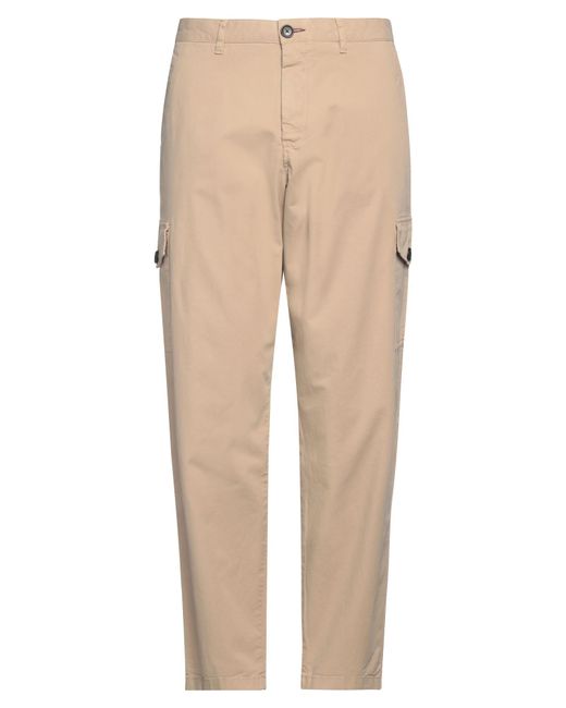 Paul Smith Natural Pants Cotton, Elastane for men